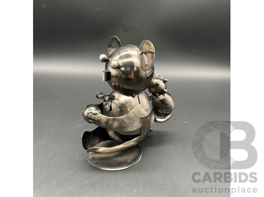 Metal ''Nuts and Bolts'' Koala Sculptures - Lot of 18
