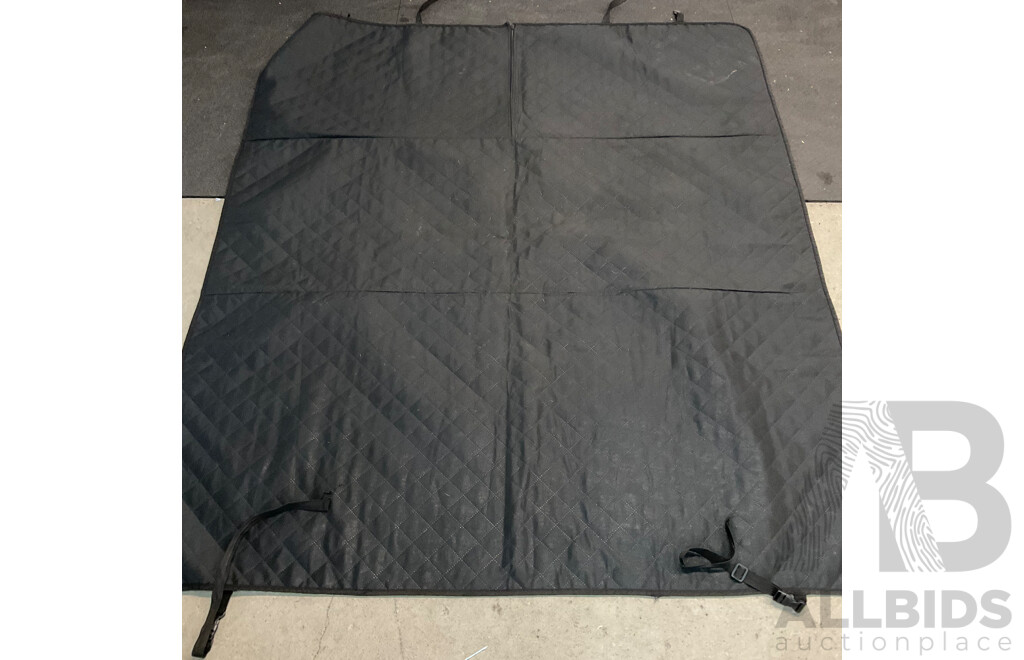 Assorted Car Accessories, Including Tire Spanner, RJAYS Tempest Suit Size L, Pet Car Seat Cover, PUMA Backpack and More - Lot of  6