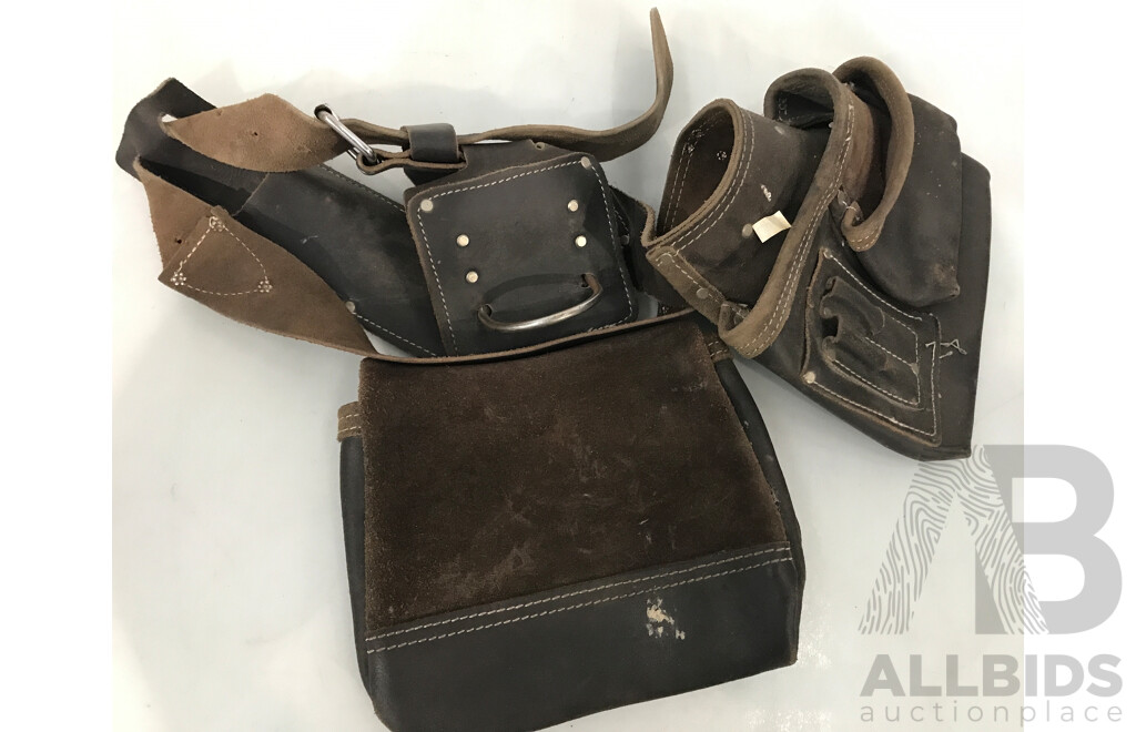 Leather Workmans Utility Tool Belt
