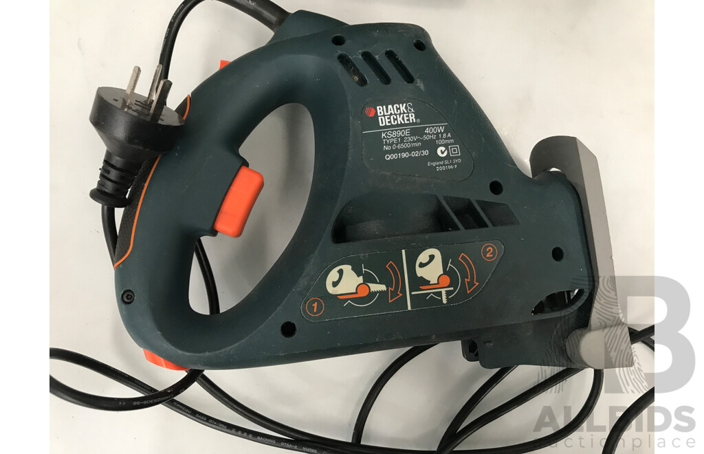 Black & Decker (KS890E) Scorpion Hand Reciprocating Saw with Case