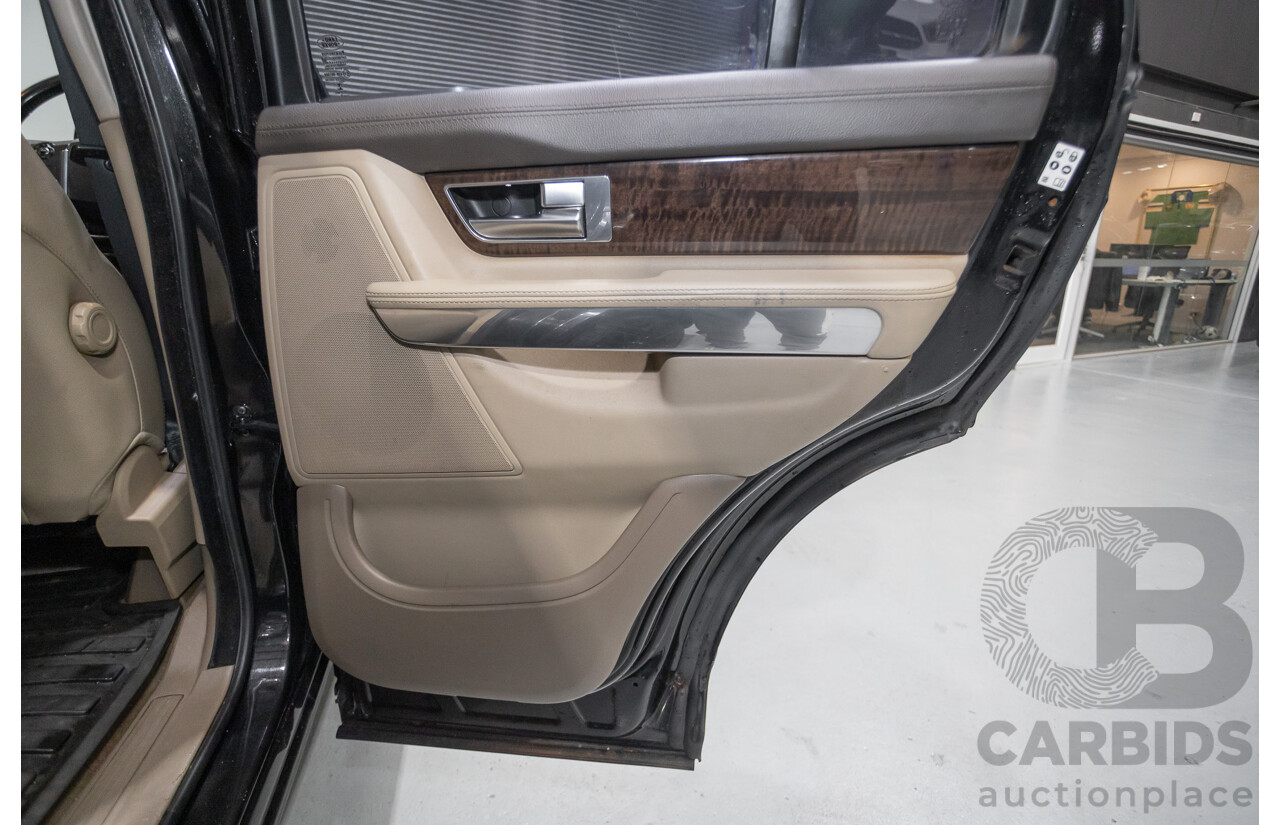 8/2012 Range Rover Range Rover Sport 3.0 SDV6 (AWD) MY12 4d Wagon Santorini Black Twin Turbo Diesel V6 3.0L