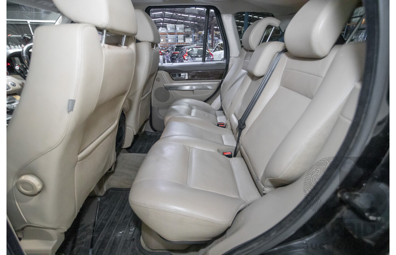 8/2012 Range Rover Range Rover Sport 3.0 SDV6 (AWD) MY12 4d Wagon Santorini Black Twin Turbo Diesel V6 3.0L
