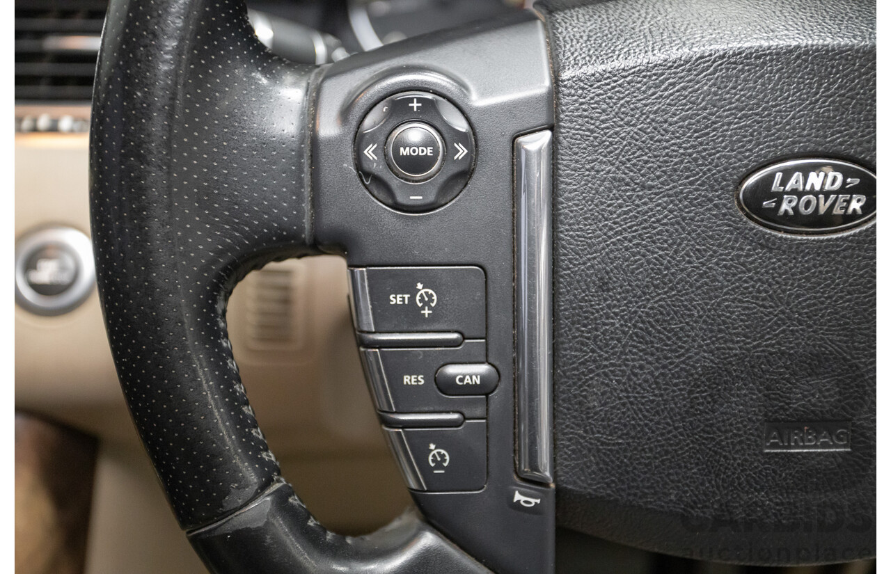 8/2012 Range Rover Range Rover Sport 3.0 SDV6 (AWD) MY12 4d Wagon Santorini Black Twin Turbo Diesel V6 3.0L