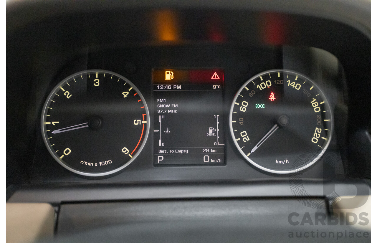 8/2012 Range Rover Range Rover Sport 3.0 SDV6 (AWD) MY12 4d Wagon Santorini Black Twin Turbo Diesel V6 3.0L