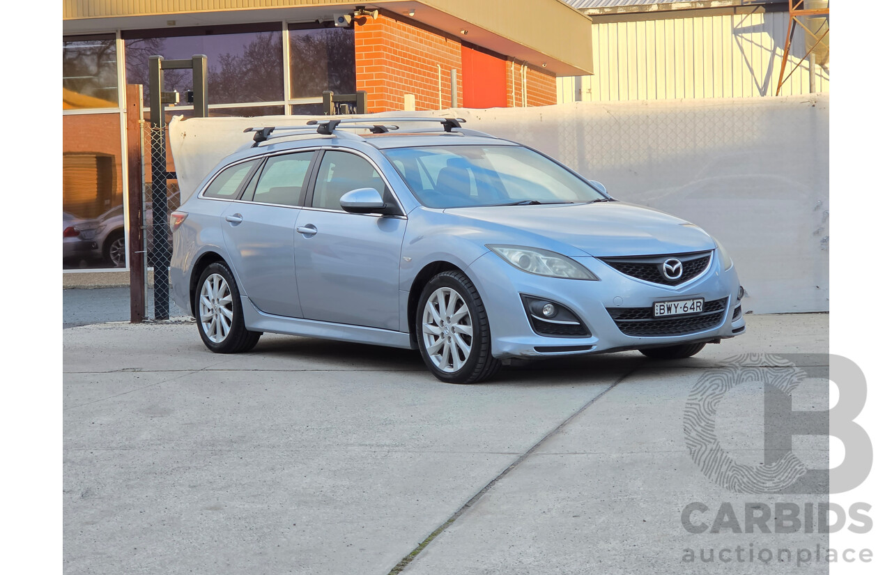07/2011 Mazda Mazda6 Diesel GH MY11 4d Wagon Blue 2.2L