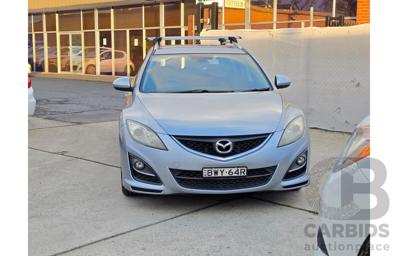 07/2011 Mazda Mazda6 Diesel GH MY11 4d Wagon Blue 2.2L