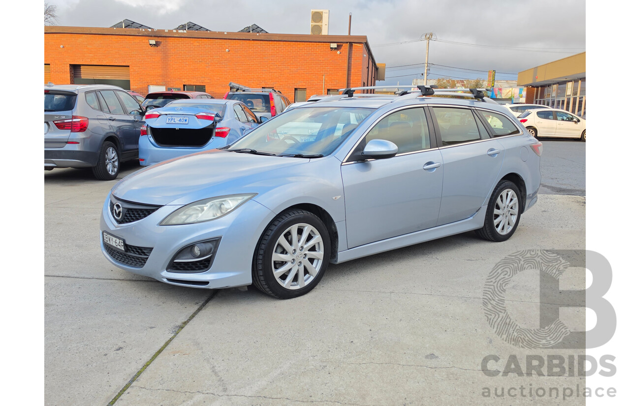 07/2011 Mazda Mazda6 Diesel GH MY11 4d Wagon Blue 2.2L
