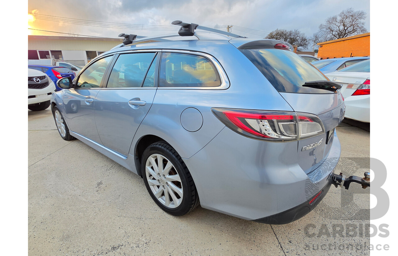 07/2011 Mazda Mazda6 Diesel GH MY11 4d Wagon Blue 2.2L