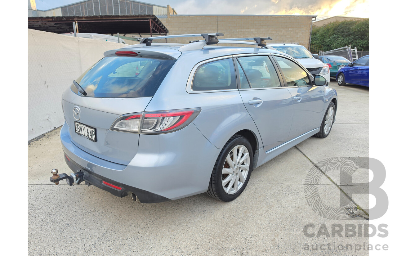 07/2011 Mazda Mazda6 Diesel GH MY11 4d Wagon Blue 2.2L