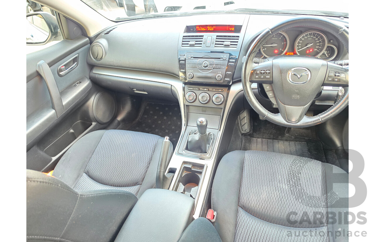 07/2011 Mazda Mazda6 Diesel GH MY11 4d Wagon Blue 2.2L