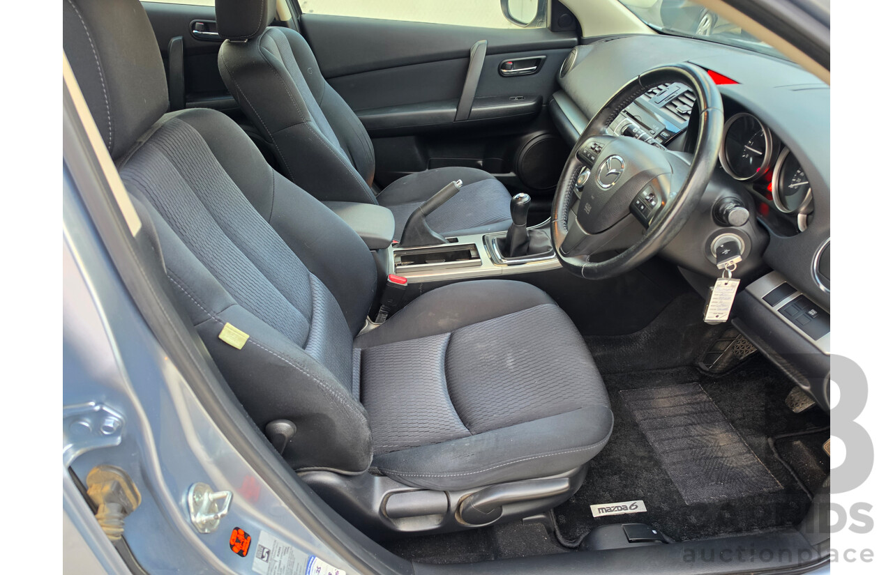 07/2011 Mazda Mazda6 Diesel GH MY11 4d Wagon Blue 2.2L