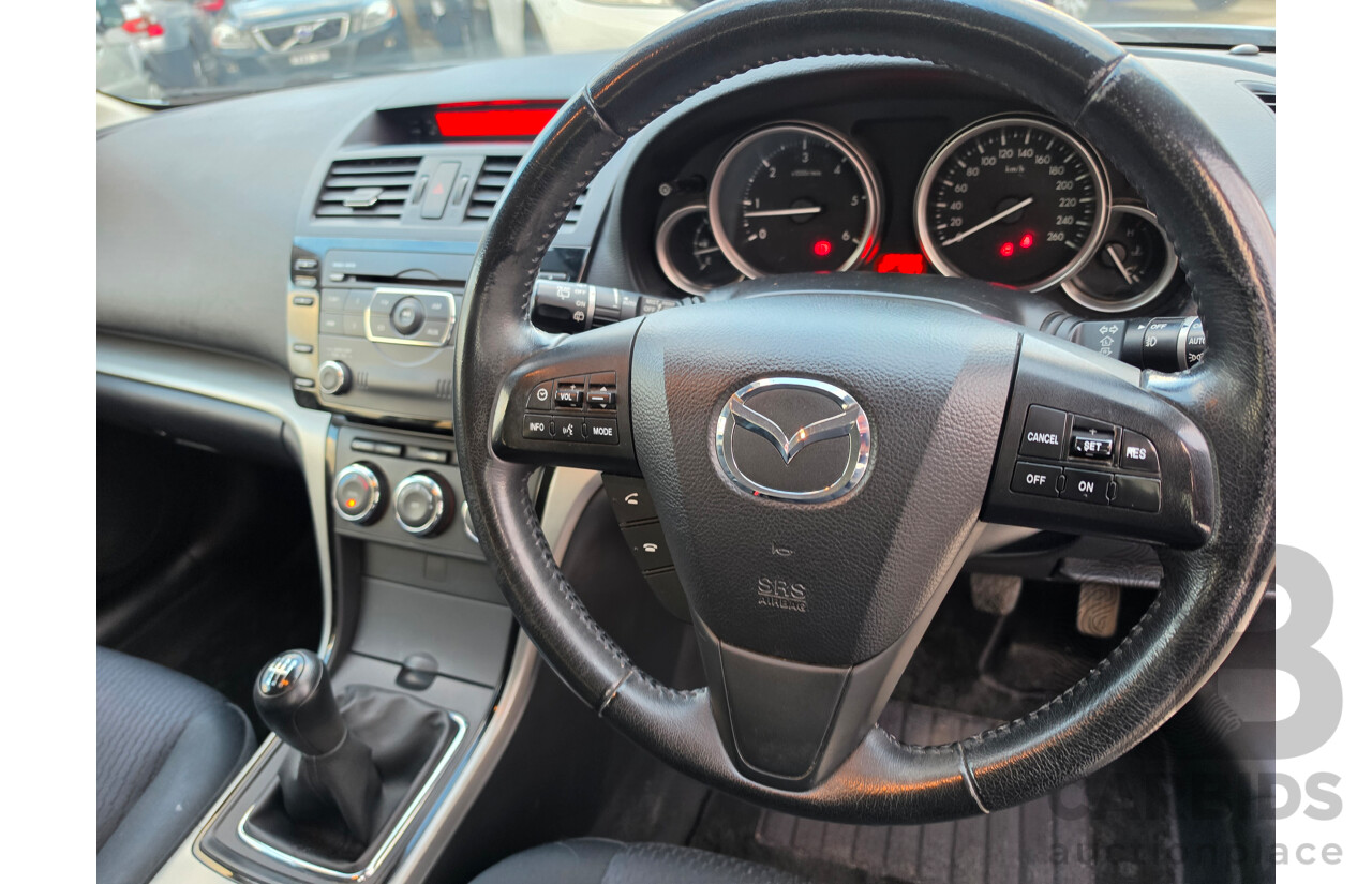 07/2011 Mazda Mazda6 Diesel GH MY11 4d Wagon Blue 2.2L