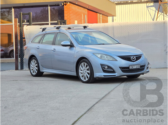 07/2011 Mazda Mazda6 Diesel GH MY11 4d Wagon Blue 2.2L
