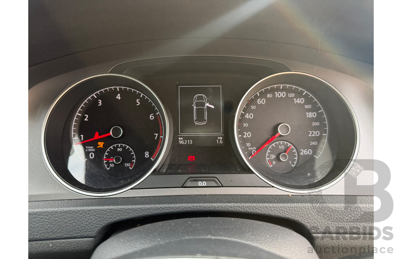06/2014 Volkswagen Golf 90 TSI FWD AU MY14 5D Hatchback Deep Black Pearlescent 1.4L