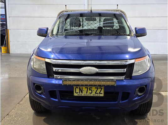 1/2014 Ford Ranger XL 2.5 (4x2) PX C/Chas Aurora Blue Metallic 2.5L