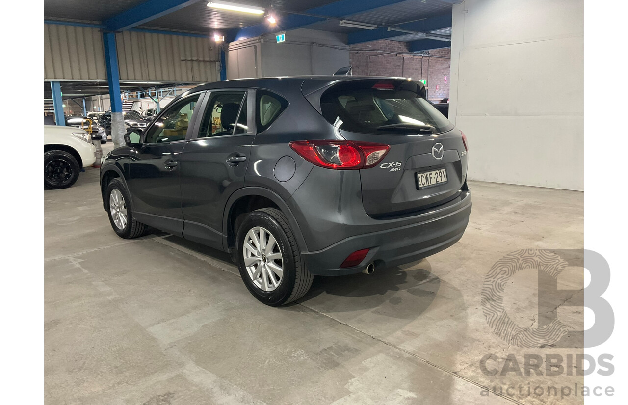 11/2014 Mazda CX-5 Maxx Sport (4x4) MY13 Upgrade 4d Wagon Grey Turbo Diesel 2.2L