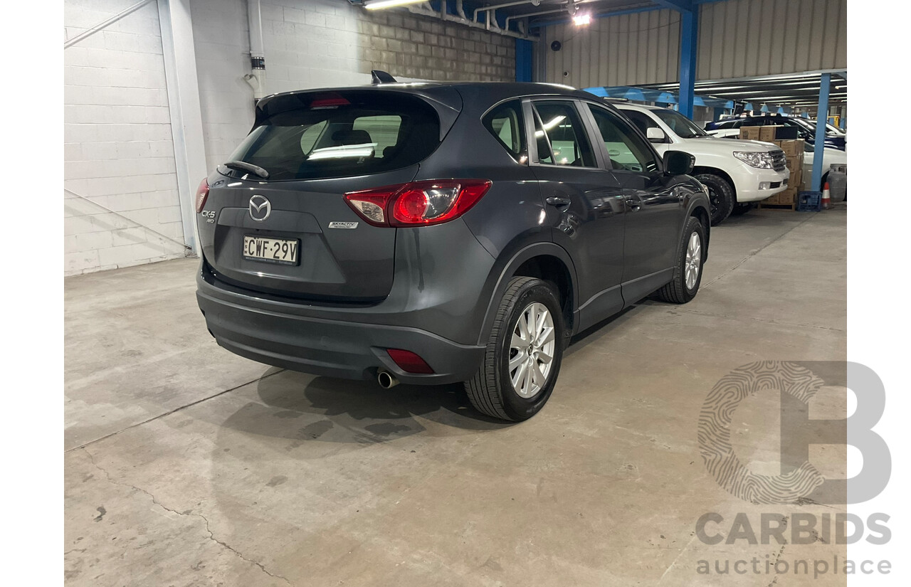 11/2014 Mazda CX-5 Maxx Sport (4x4) MY13 Upgrade 4d Wagon Grey Turbo Diesel 2.2L