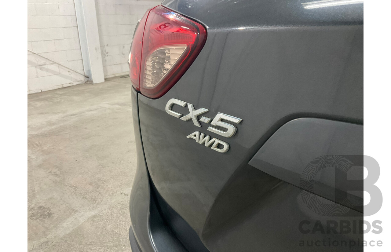 11/2014 Mazda CX-5 Maxx Sport (4x4) MY13 Upgrade 4d Wagon Grey Turbo Diesel 2.2L