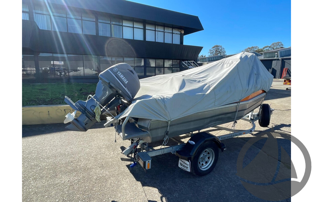 NO RESERVE - 2024 Stabicraft 1450 Frontier, 50hp 4 Stroke Yamaha, 65 Hours
