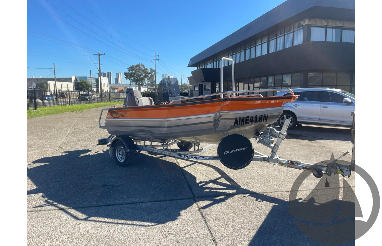 NO RESERVE - 2024 Stabicraft 1450 Frontier, 50hp 4 Stroke Yamaha, 65 Hours