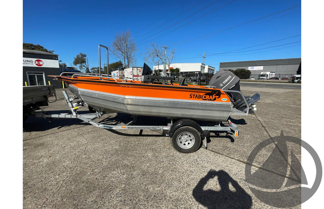 NO RESERVE - 2024 Stabicraft 1450 Frontier, 50hp 4 Stroke Yamaha, 65 Hours