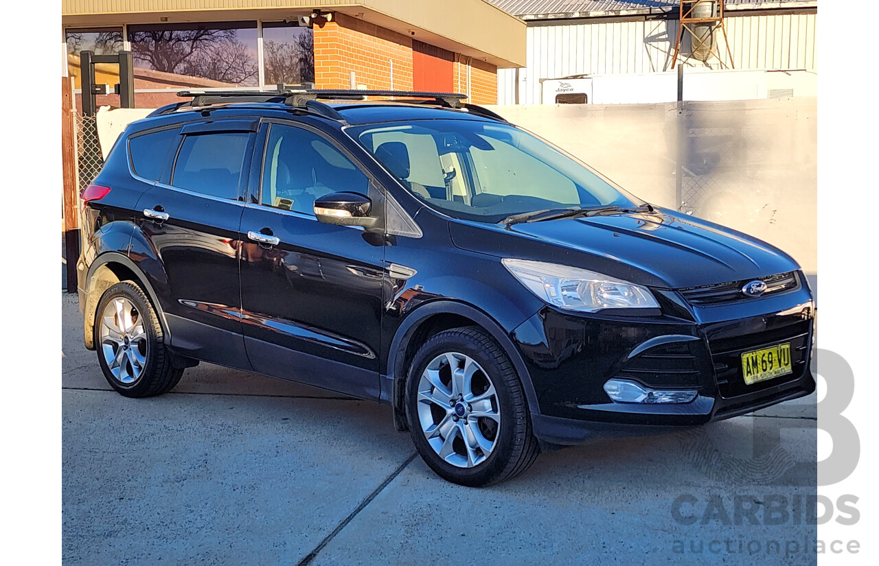 04/2013 Ford Kuga Trend (awd) TF 4d Wagon Black 1.6L
