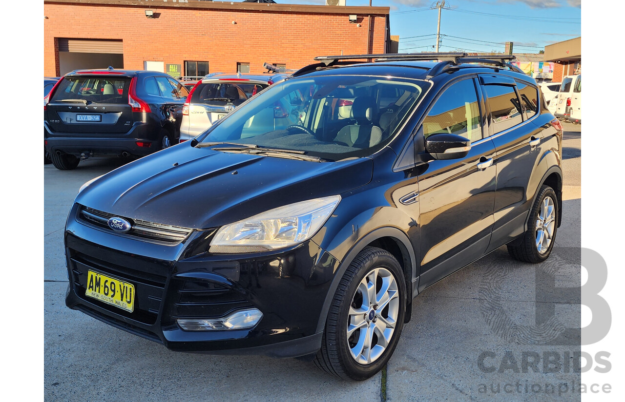 04/2013 Ford Kuga Trend (awd) TF 4d Wagon Black 1.6L