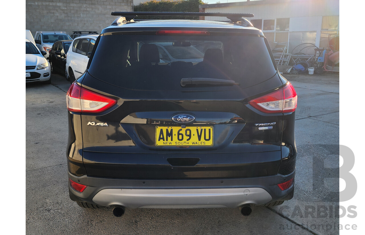 04/2013 Ford Kuga Trend (awd) TF 4d Wagon Black 1.6L