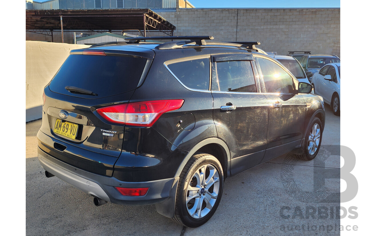 04/2013 Ford Kuga Trend (awd) TF 4d Wagon Black 1.6L