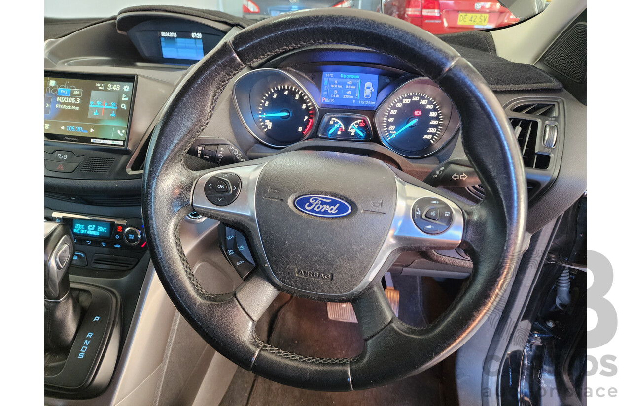 04/2013 Ford Kuga Trend (awd) TF 4d Wagon Black 1.6L