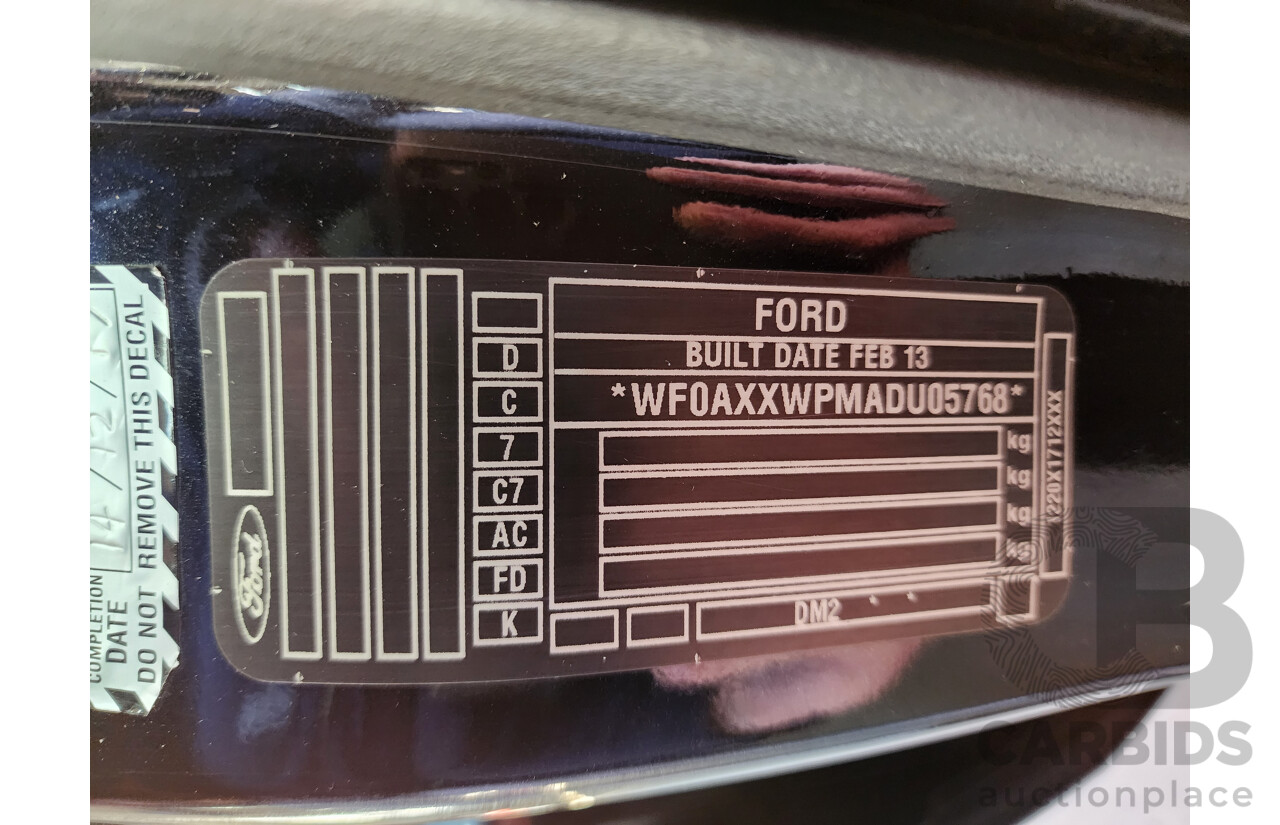 04/2013 Ford Kuga Trend (awd) TF 4d Wagon Black 1.6L