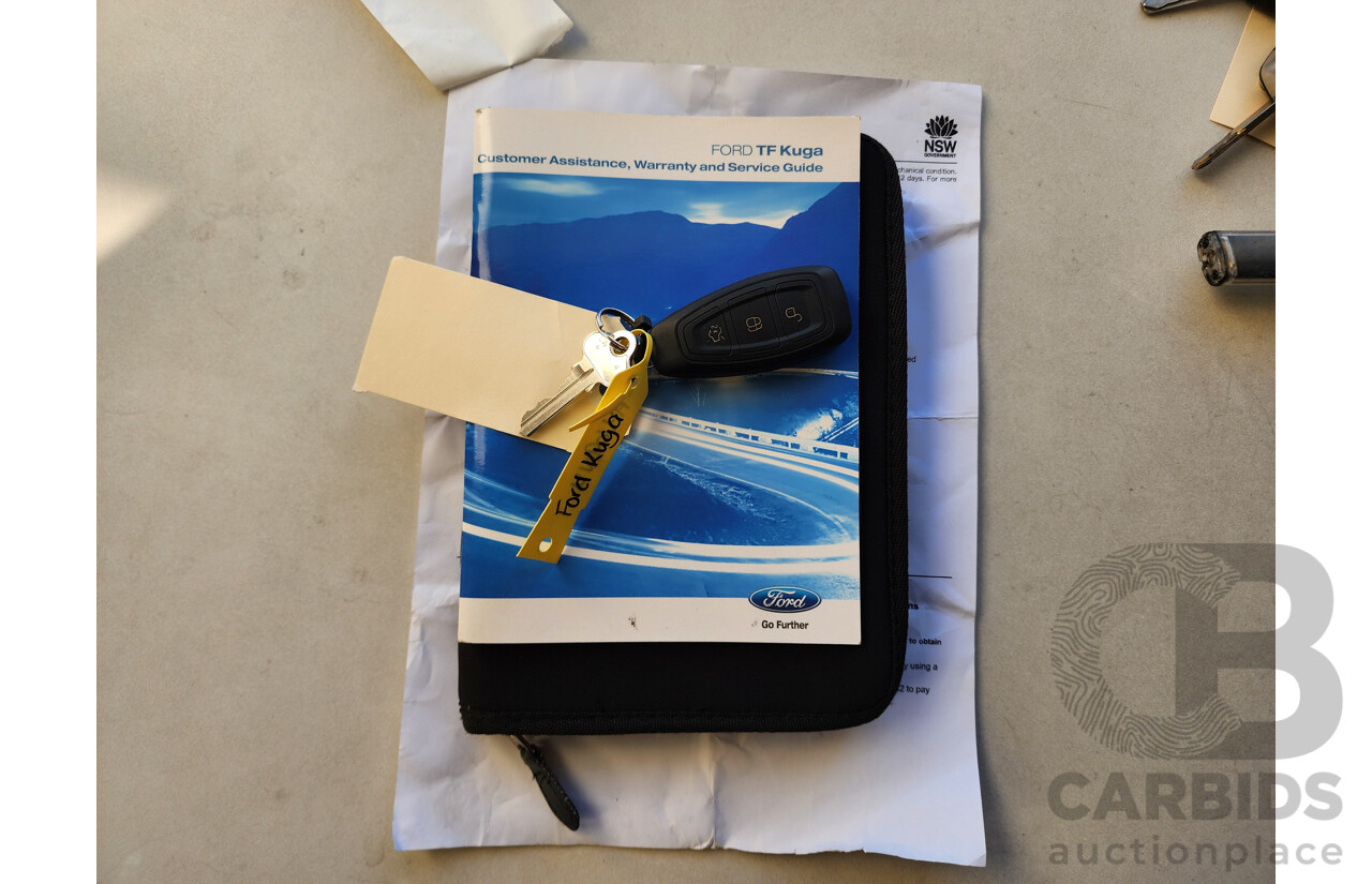 04/2013 Ford Kuga Trend (awd) TF 4d Wagon Black 1.6L