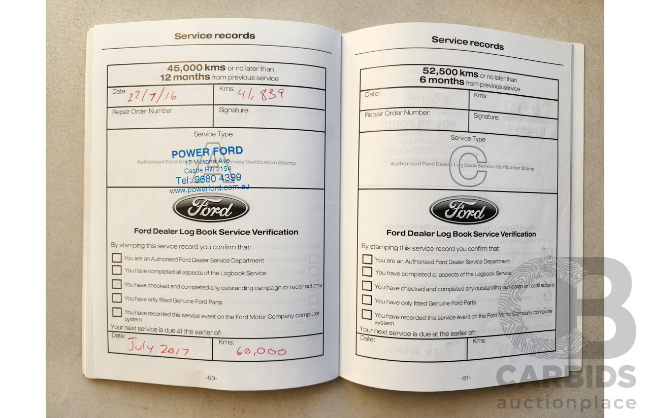 04/2013 Ford Kuga Trend (awd) TF 4d Wagon Black 1.6L