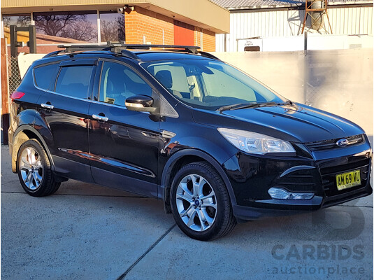 04/2013 Ford Kuga Trend (awd) TF 4d Wagon Black 1.6L