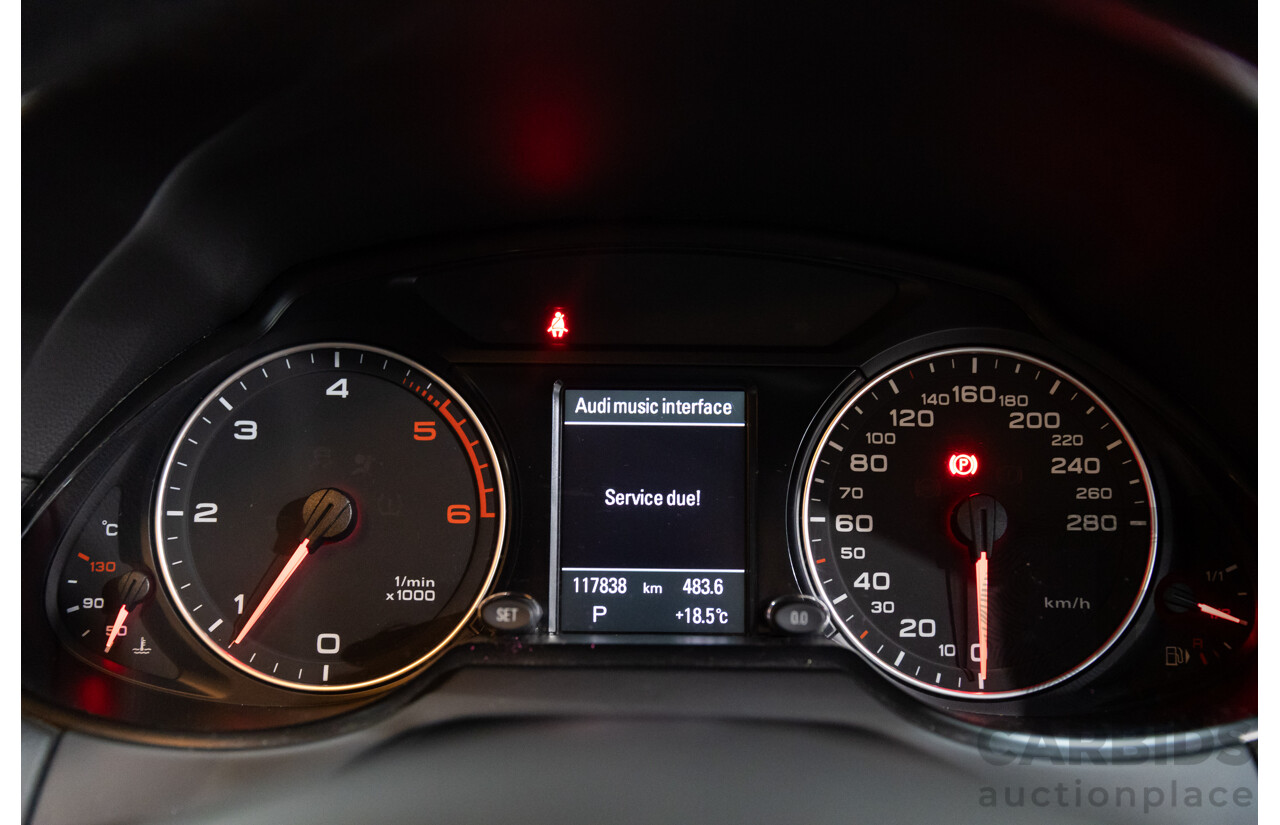 1/2012 Audi Q5 3.0 TDI Quattro 8R (AWD) MY12 4d Wagon Cuvee Silver Metallic Turbo Diesel 3.0L