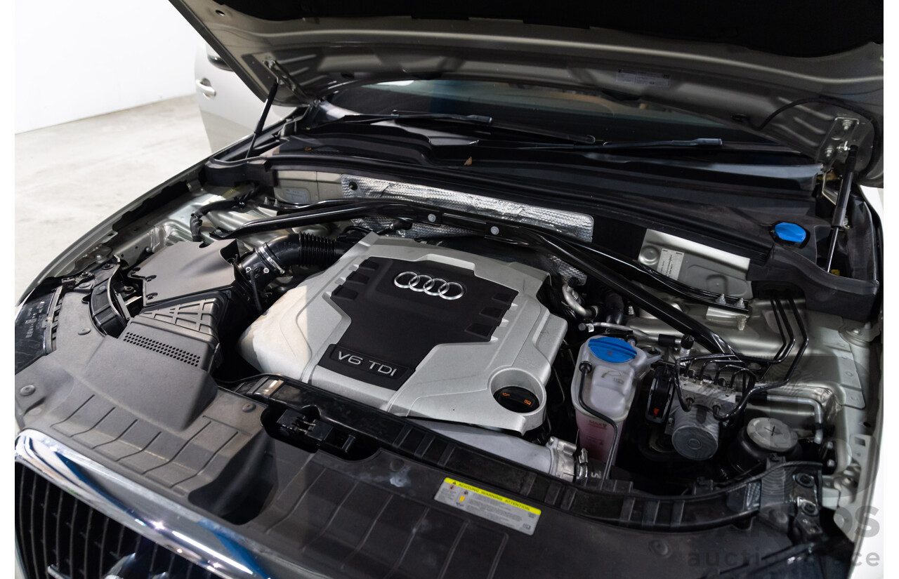 1/2012 Audi Q5 3.0 TDI Quattro 8R (AWD) MY12 4d Wagon Cuvee Silver Metallic Turbo Diesel 3.0L