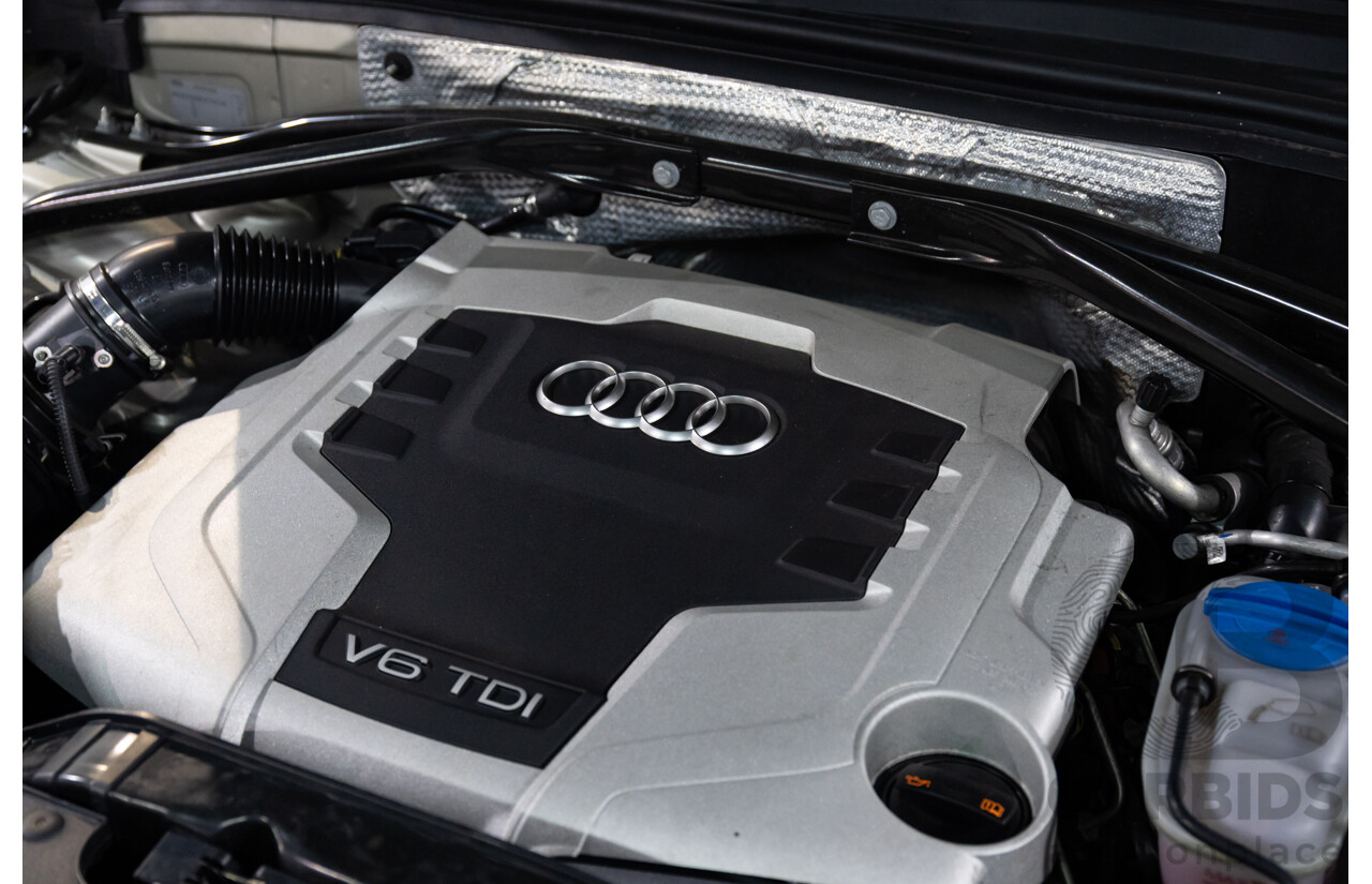 1/2012 Audi Q5 3.0 TDI Quattro 8R (AWD) MY12 4d Wagon Cuvee Silver Metallic Turbo Diesel 3.0L