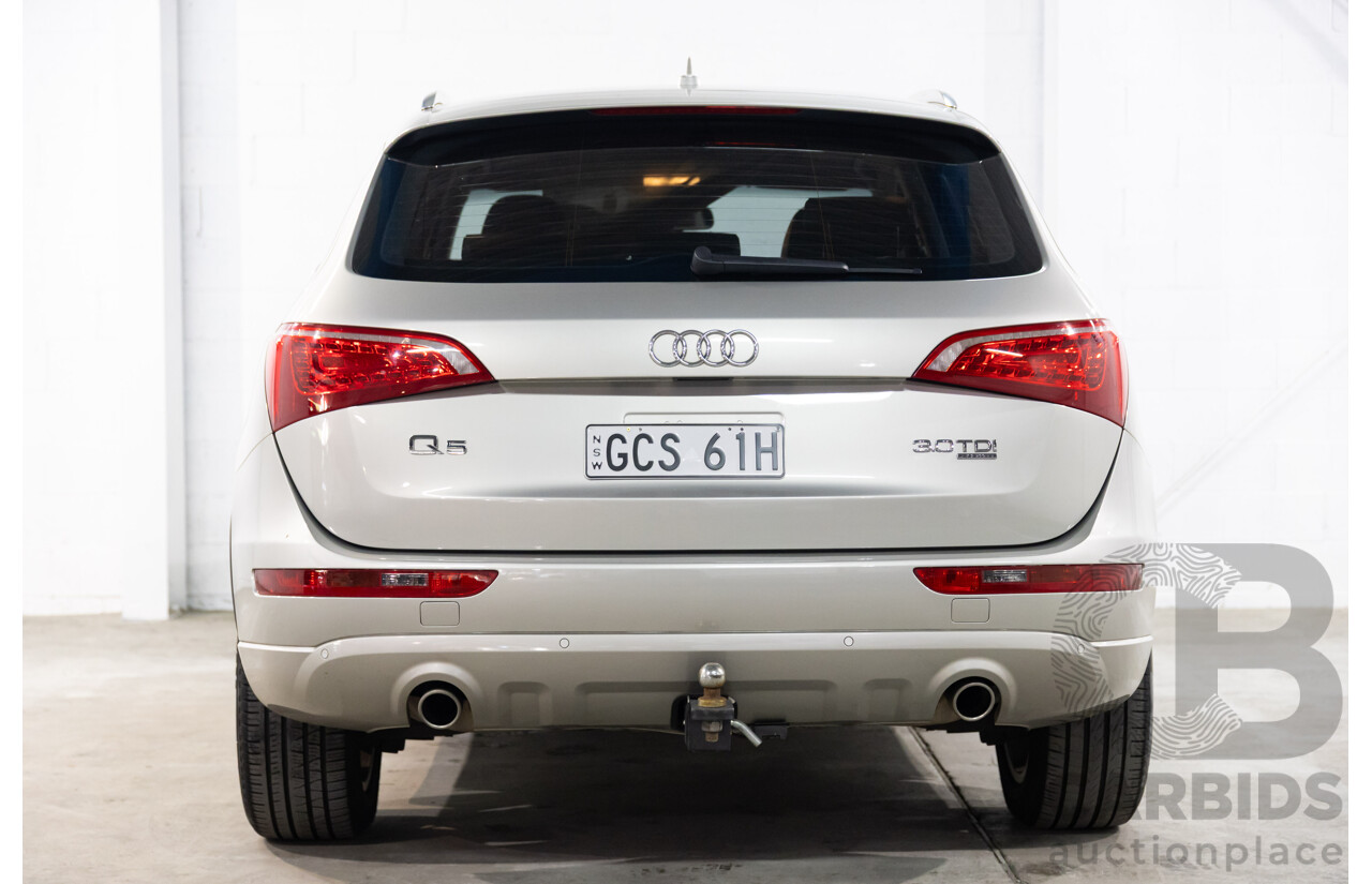 1/2012 Audi Q5 3.0 TDI Quattro 8R (AWD) MY12 4d Wagon Cuvee Silver Metallic Turbo Diesel 3.0L