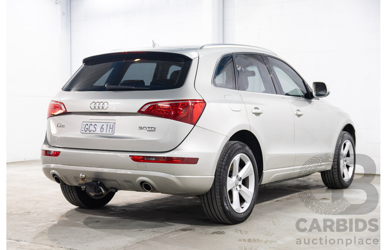 1/2012 Audi Q5 3.0 TDI Quattro 8R (AWD) MY12 4d Wagon Cuvee Silver Metallic Turbo Diesel 3.0L