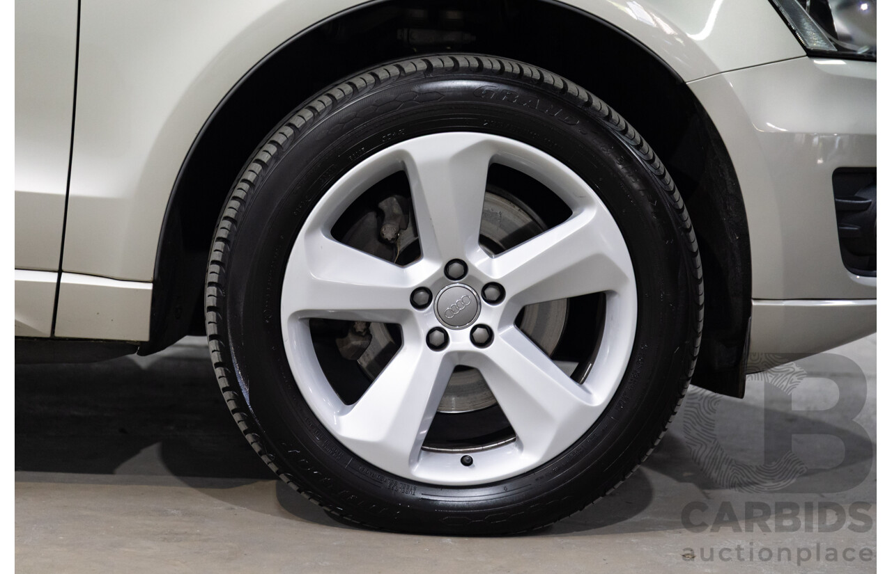1/2012 Audi Q5 3.0 TDI Quattro 8R (AWD) MY12 4d Wagon Cuvee Silver Metallic Turbo Diesel 3.0L
