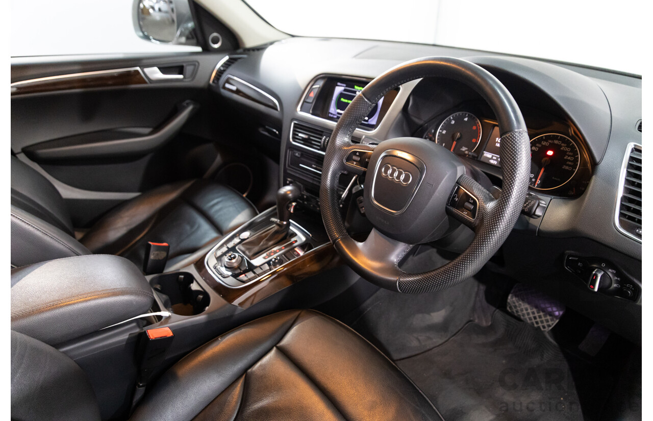 1/2012 Audi Q5 3.0 TDI Quattro 8R (AWD) MY12 4d Wagon Cuvee Silver Metallic Turbo Diesel 3.0L