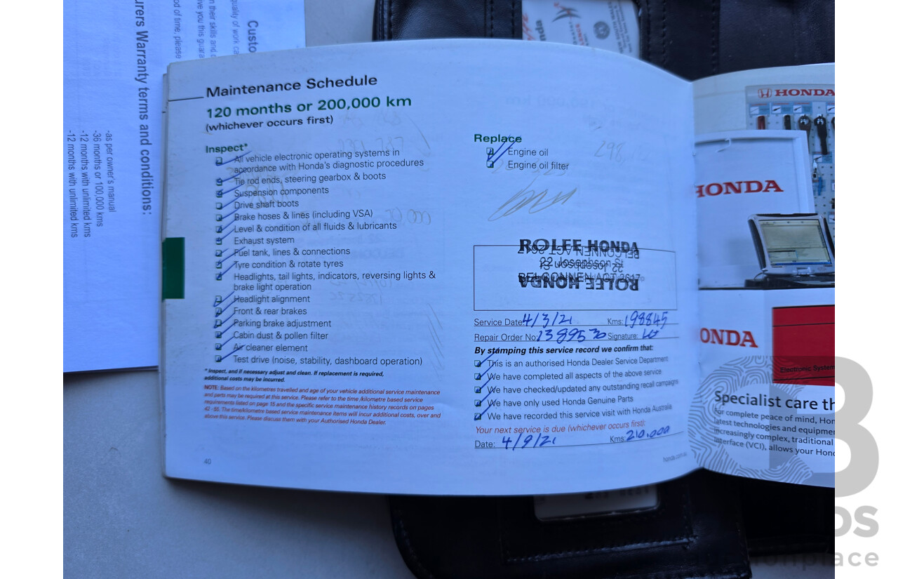 03/2015 Honda CRV VTi  30 SERIES 2 4d Wagon Silver 2.0L