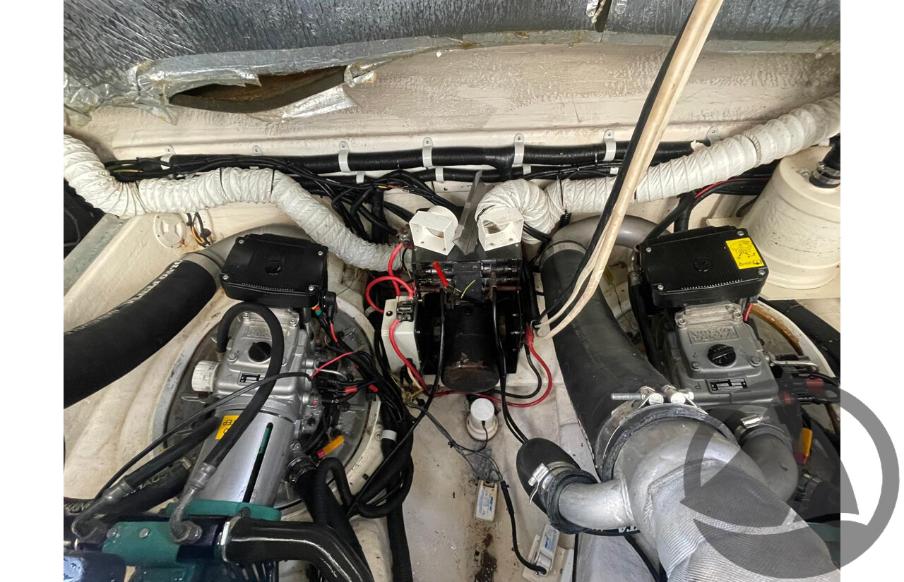 NO RESERVE - 2008 Mustang 4600 Hardtop, Twin Volvo IPS 500 Diesel Engines