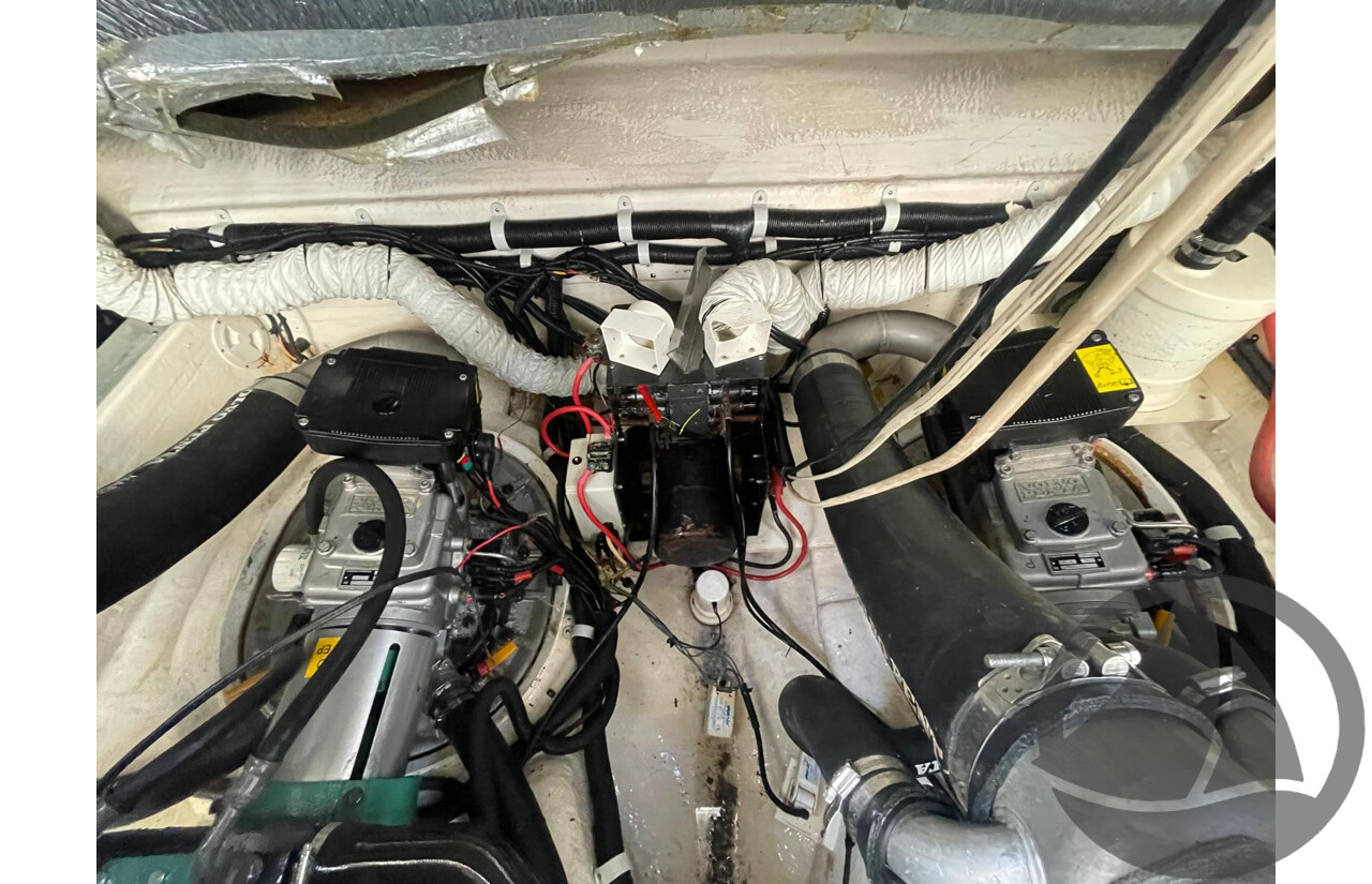 NO RESERVE - 2008 Mustang 4600 Hardtop, Twin Volvo IPS 500 Diesel Engines