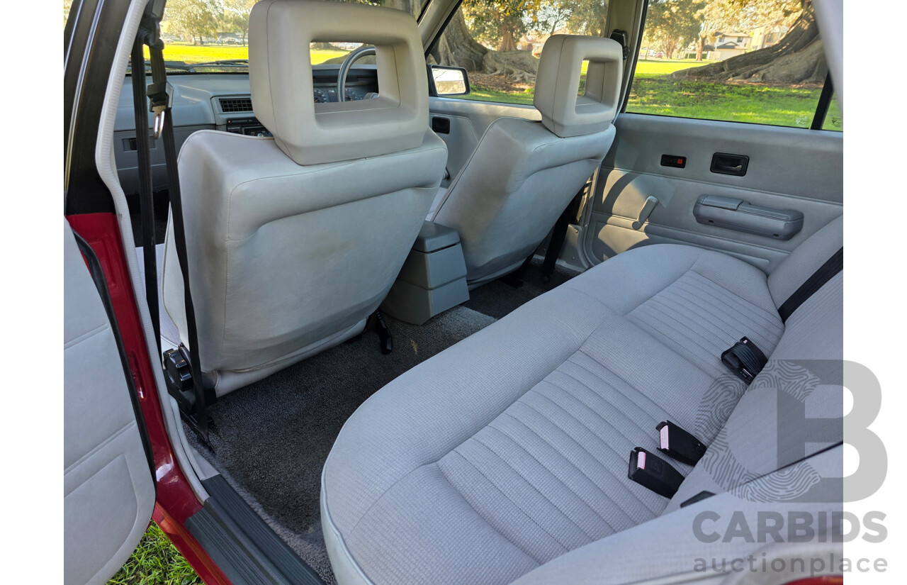 04/1987 Holden VL Commodore Executive 4d Sedan Burgundy V8 5.0L - Modified