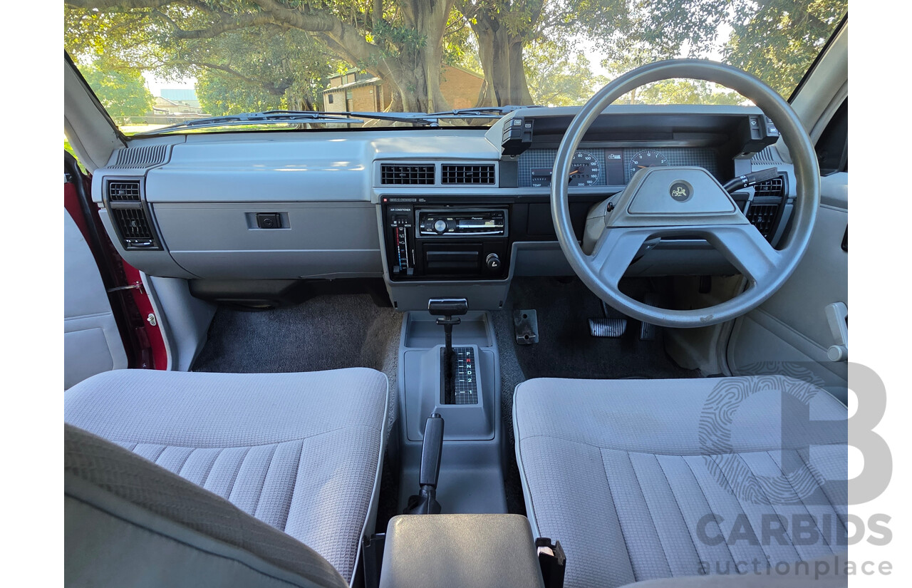 04/1987 Holden VL Commodore Executive 4d Sedan Burgundy V8 5.0L - Modified