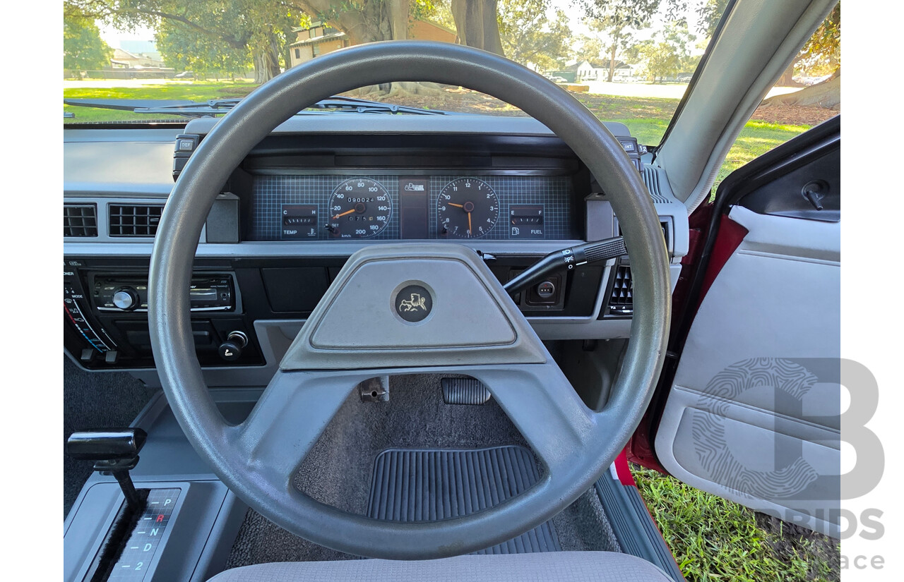 04/1987 Holden VL Commodore Executive 4d Sedan Burgundy V8 5.0L - Modified