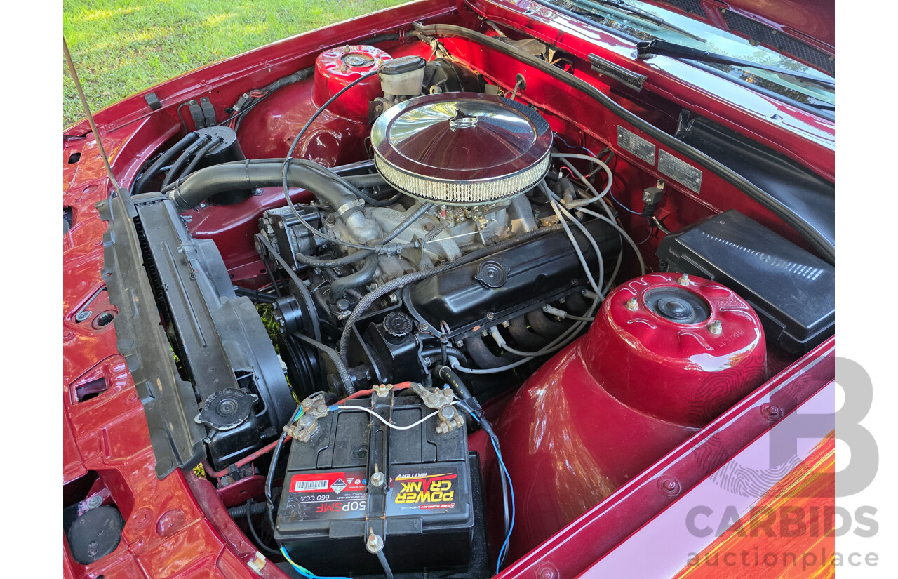 04/1987 Holden VL Commodore Executive 4d Sedan Burgundy V8 5.0L - Modified