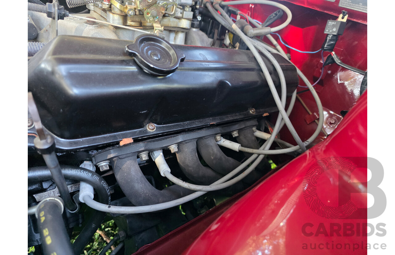 04/1987 Holden VL Commodore Executive 4d Sedan Burgundy V8 5.0L - Modified
