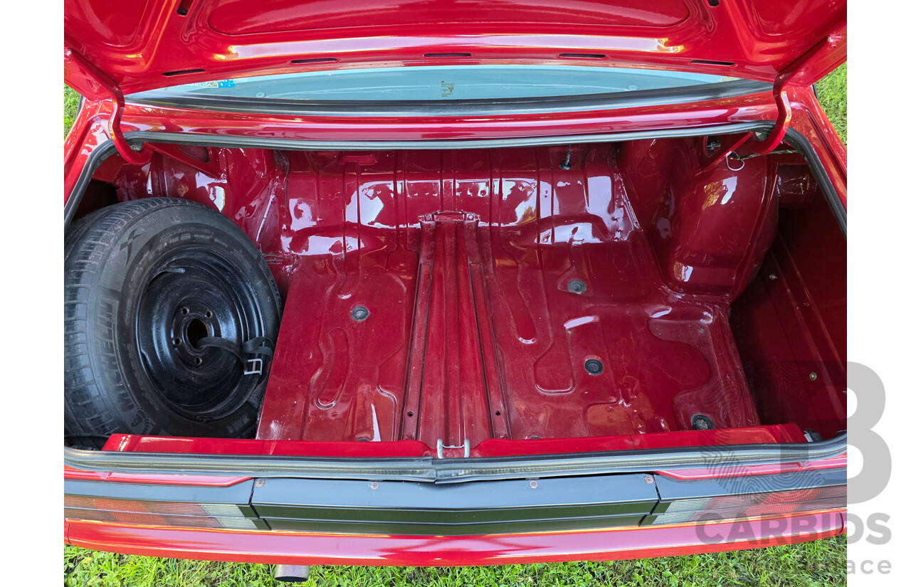 04/1987 Holden VL Commodore Executive 4d Sedan Burgundy V8 5.0L - Modified